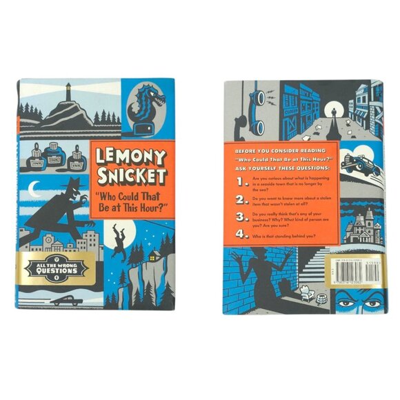 Lemony Snicket All The Wrong Questions Volumes 1 & 2 Hardback Dust Jacket Books - Picture 3 of 10
